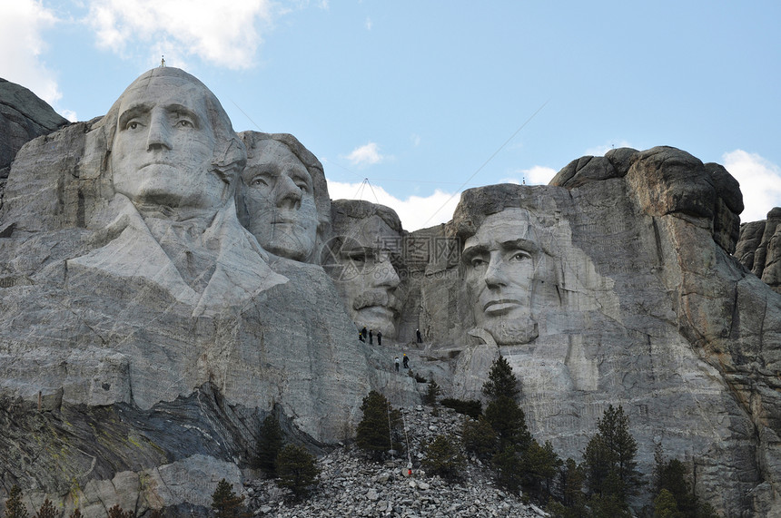 南达科他州拉什莫尔山公吨雕像雕塑国家纪念碑岩石图片