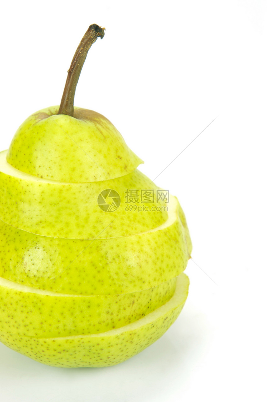 梨蔬菜水果白色杂货饮食绿色食物食品图片