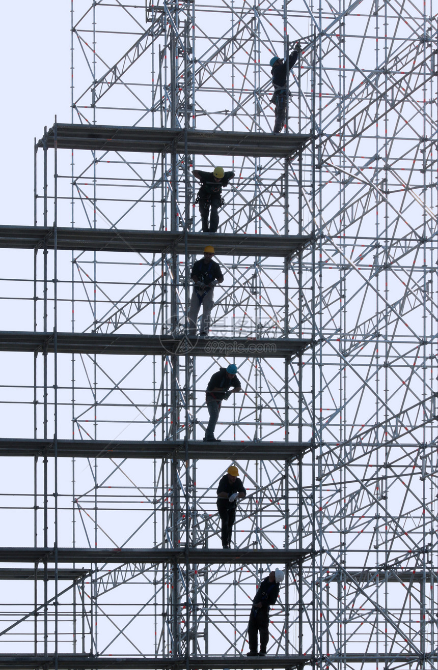 建筑工结构活动男人建筑危险金属风险建设者脚手架建筑学图片