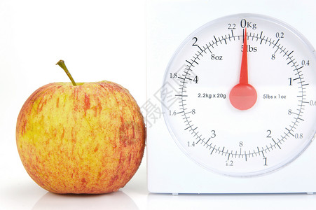 健康生活厨房饮食水果白色食品食物营养红色背景图片