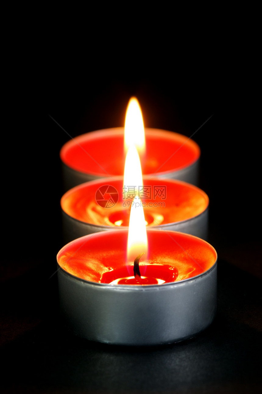 红茶灯蜡烛黑色火焰茶色烧伤情绪红色燃烧温泉香味图片