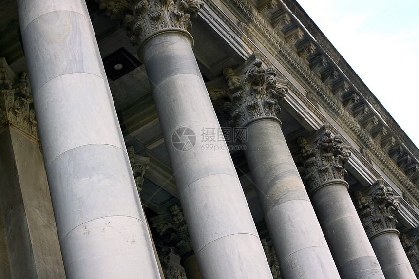 外部装饰性大理石柱 议会大厦 阿德莱德图片