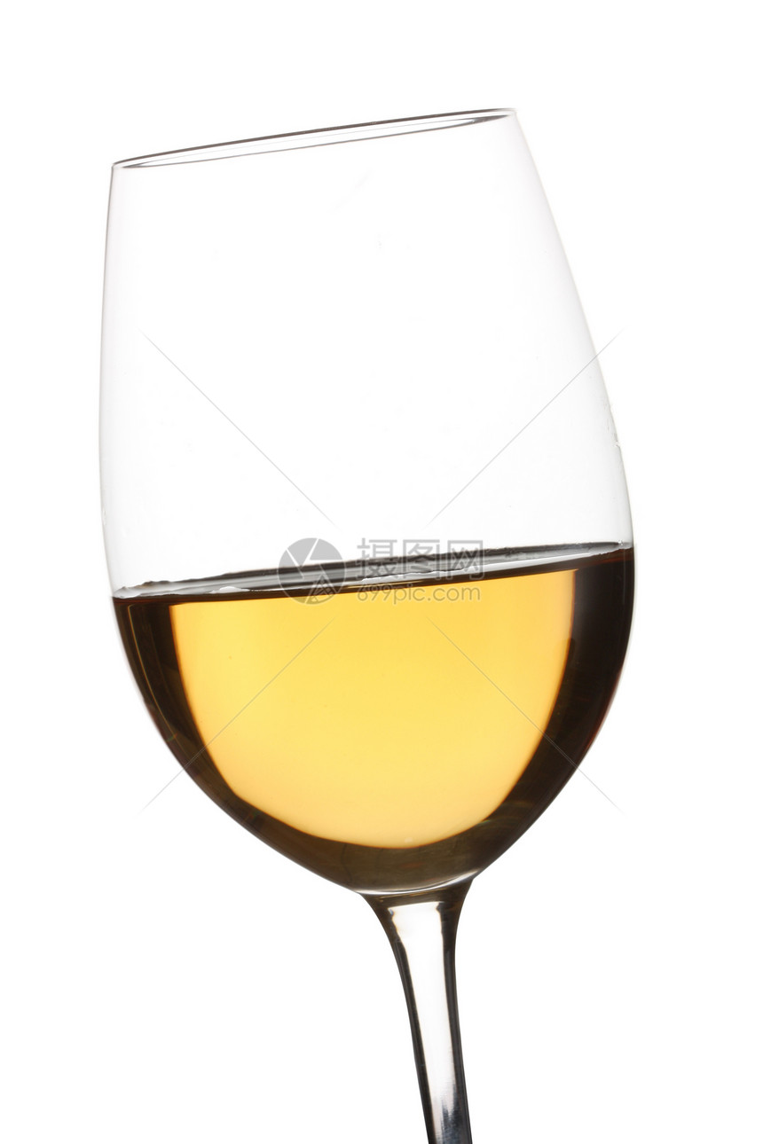 白葡萄酒杯白色黄色品酒玻璃庆典派对香味液体饮料水晶图片