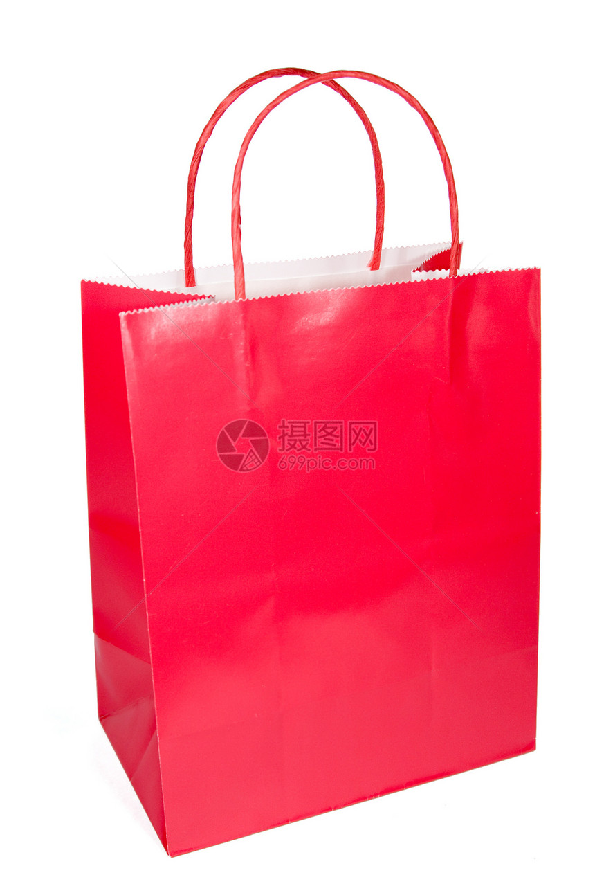 购物袋折扣解雇礼物红色购物零售杂货店展示消费者顾客图片