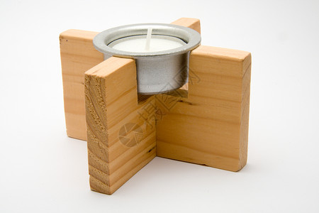 蜡烛木头棕色温暖白色背景图片