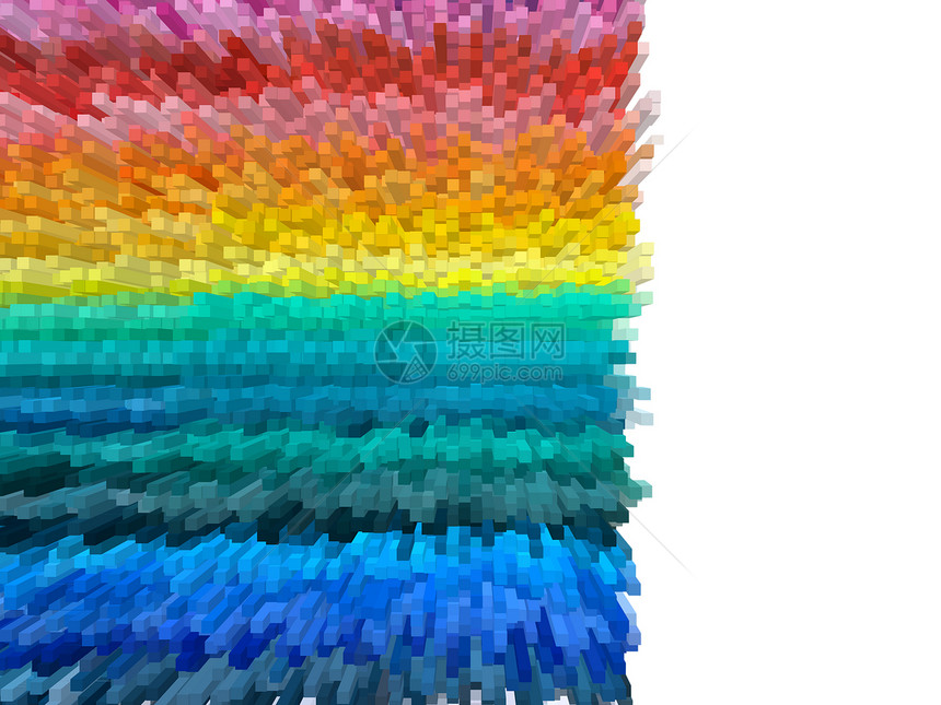 多彩色抽象摘要艺术家彩虹光谱图片