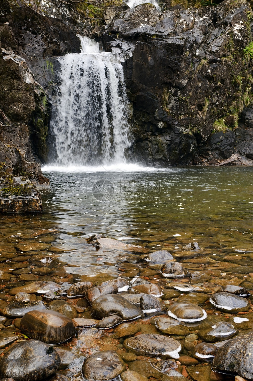 瀑布乡村地质学峡谷岩石绿色图片