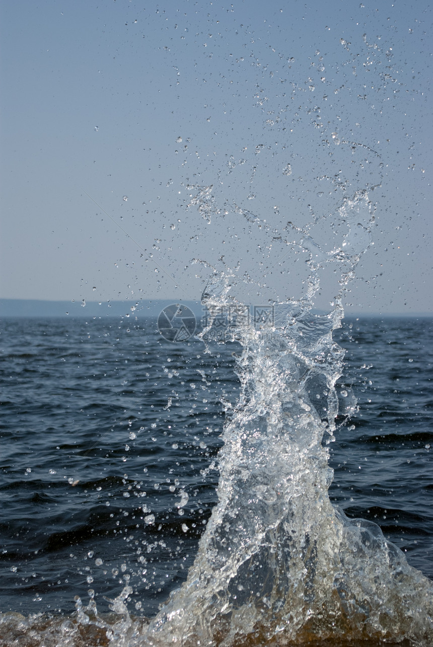 舞蹈水域乐趣蓝色天气锻炼运动海浪天空破岸冲浪娱乐图片