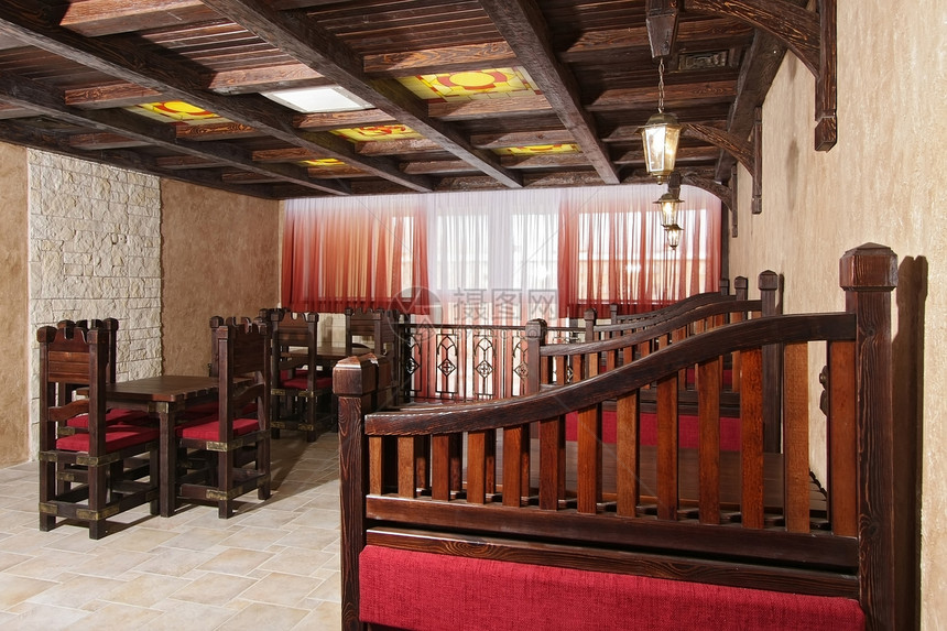 内部的枝形用餐硬木酒店风格金属房间服务环境建筑学图片