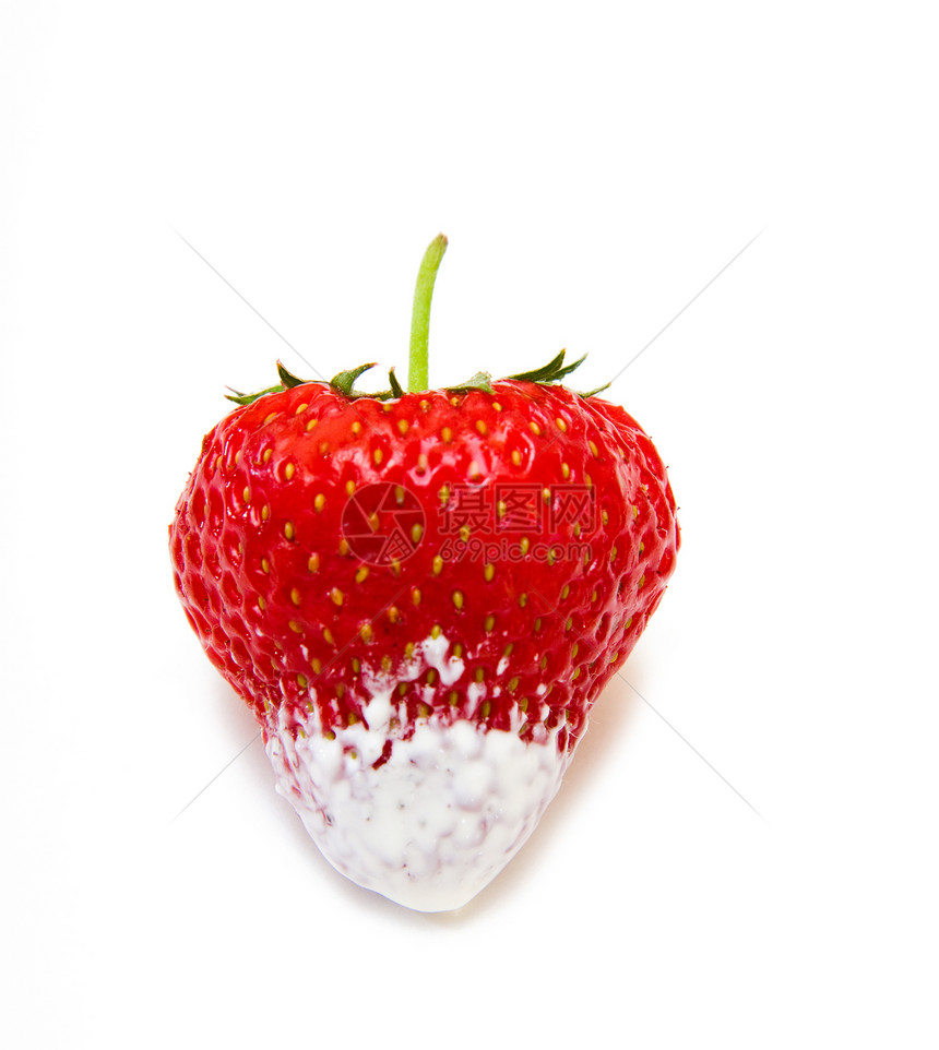 草莓和牛奶美食飞溅小吃奶油水果玻璃宏观早餐饮食食物图片