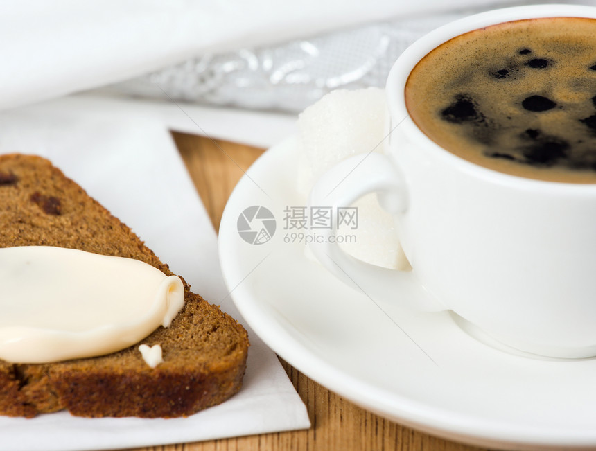 早餐棕色食物黄油美食咖啡店白色午餐甜点桌子面包图片