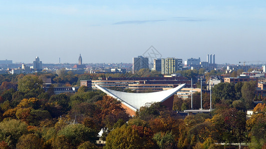 柏林城市全景天际中心背景图片