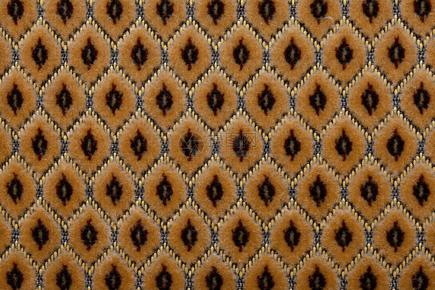 纹质织物家具软垫椅子奢华布料座位褐色沙发编织图片