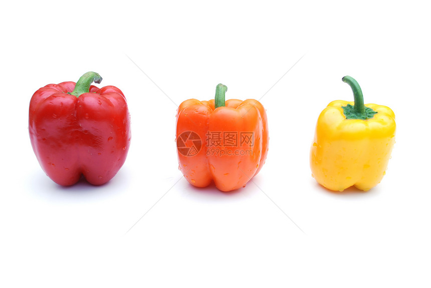 彩色贝尔辣椒香料蔬菜食物图片