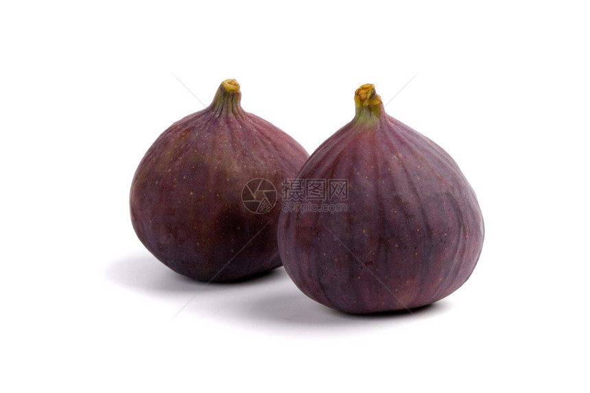 两个新的无花果生产白色食物种子水果市场紫色图片