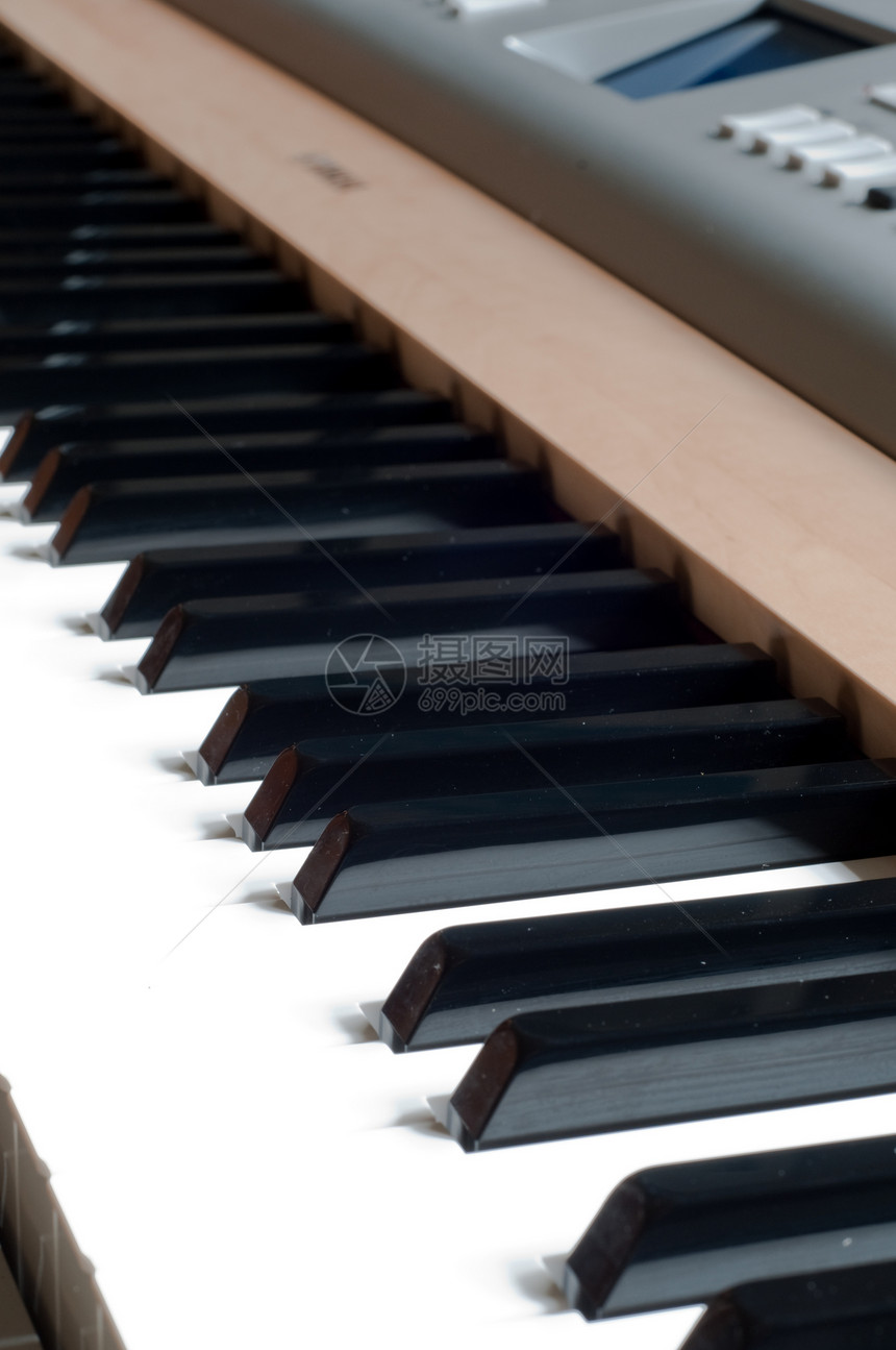 钢琴艺术乐器键盘电子黑色派对钥匙教育音乐宏观图片