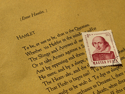 威廉王子威廉莎士比亚邮票诗歌王子宏观艺术英语邮政诗人剧院邮资背景