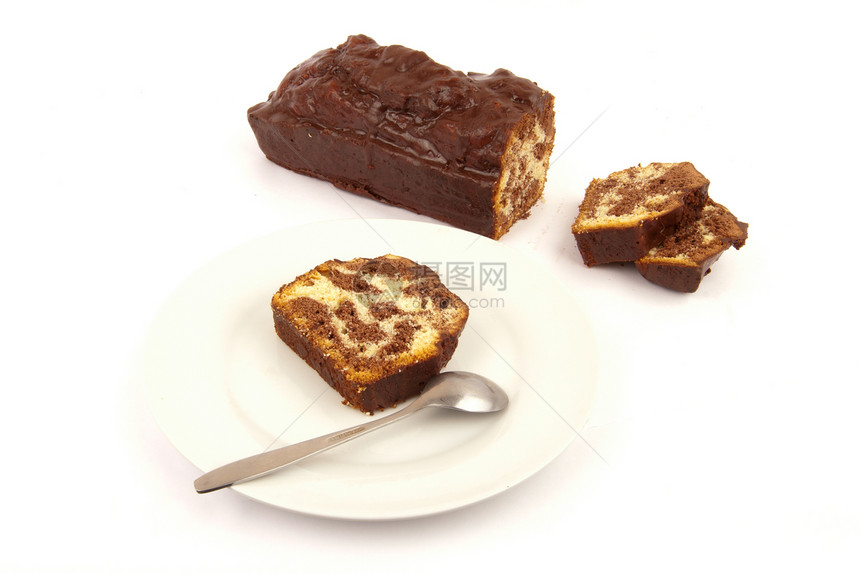 巧克力蛋糕烹饪品味甜点蛋糕白色巧克力配料美味大理石图片