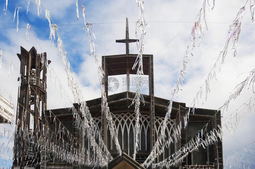 教会视图建筑低角度建筑学宗教结构摄影图片