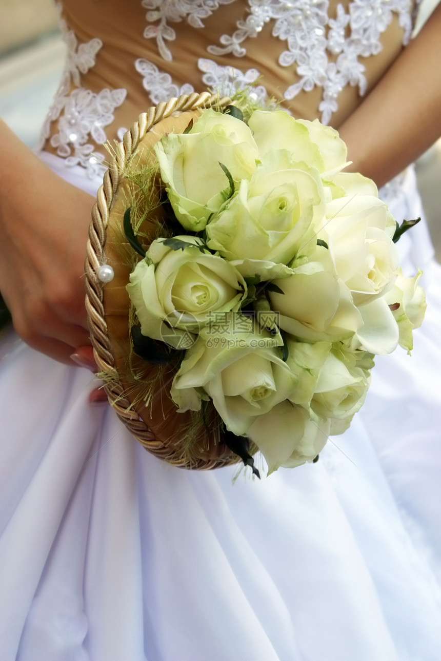 婚礼花束戒指女性花朵玫瑰女士新娘已婚白色家庭婚姻图片
