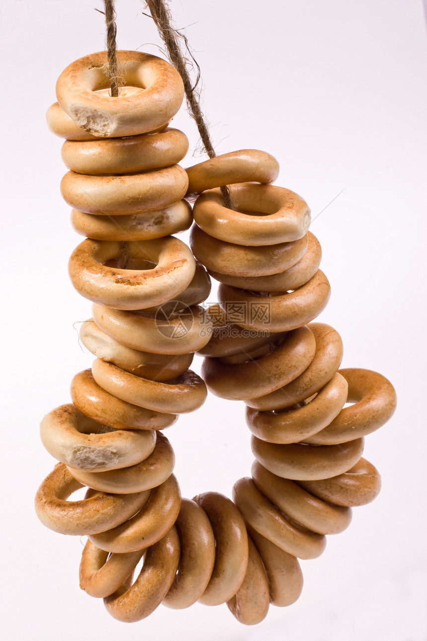 百吉面包饼戒指食物面包图片