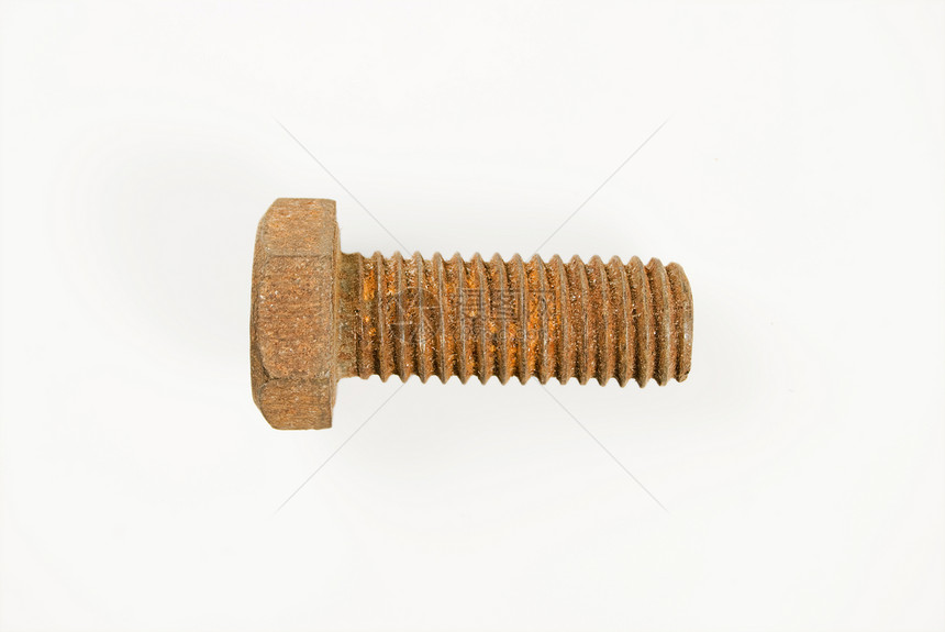 腐烂布尔特宏观螺纹金属坚果力量螺栓图片