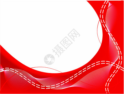 猩红红白名片红色卡片坡度插图曲线商业海浪墙纸创造力粉色设计图片