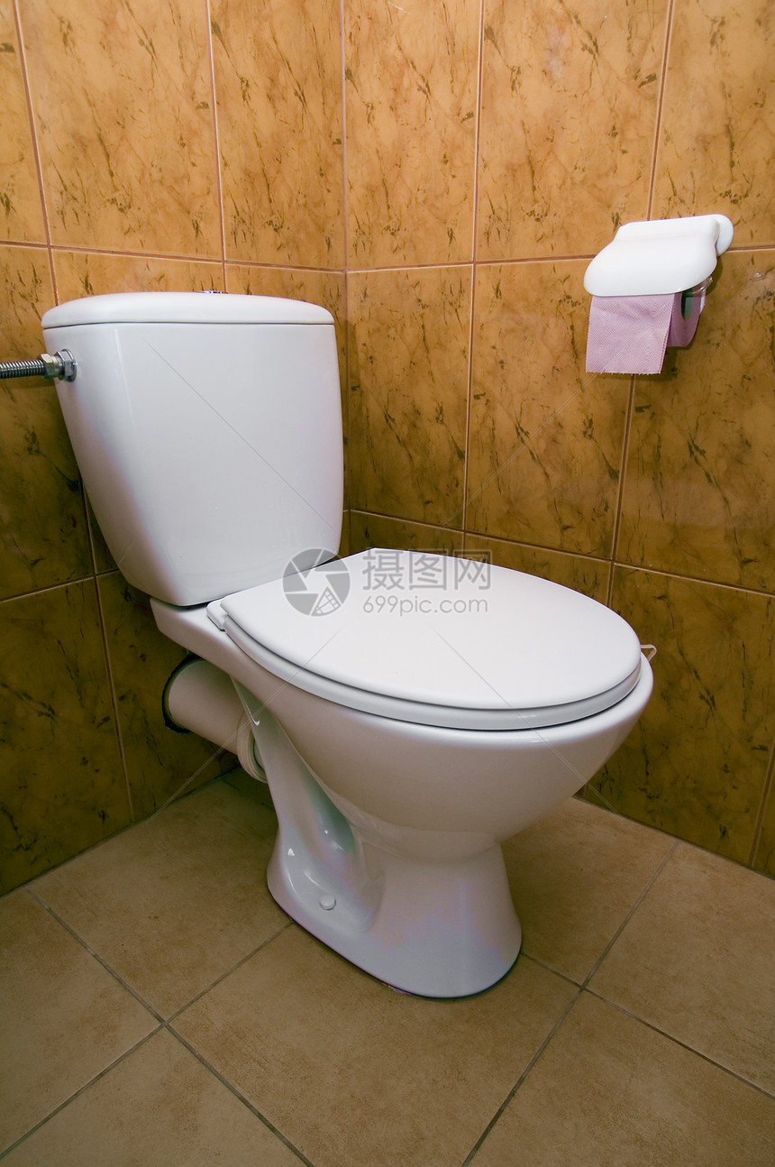 卫生间厕所小便组织卫生家庭壁橱洗手间白色图片