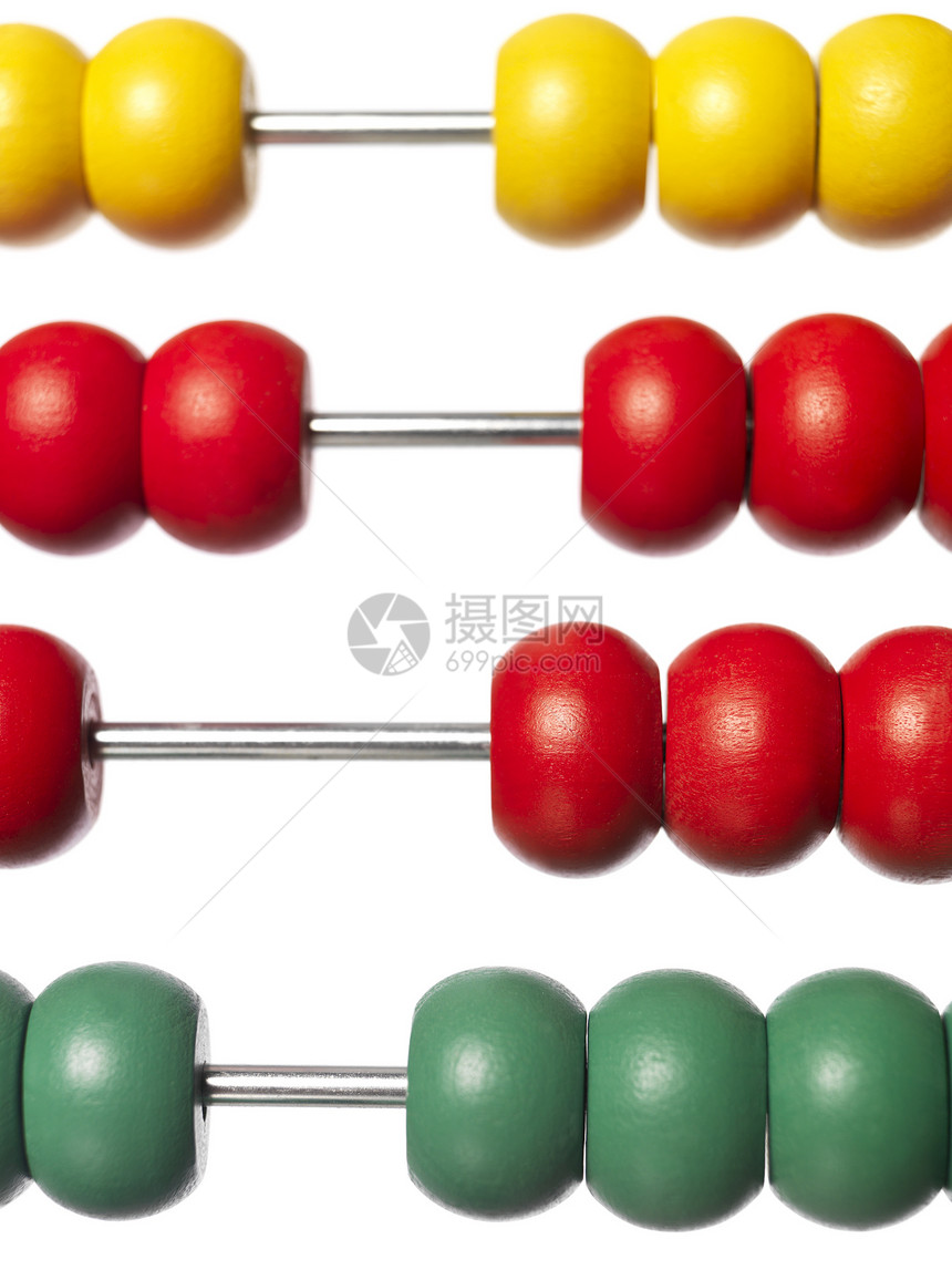 算盘数数木头数字黄色材料学习教学工作室绿色红色图片