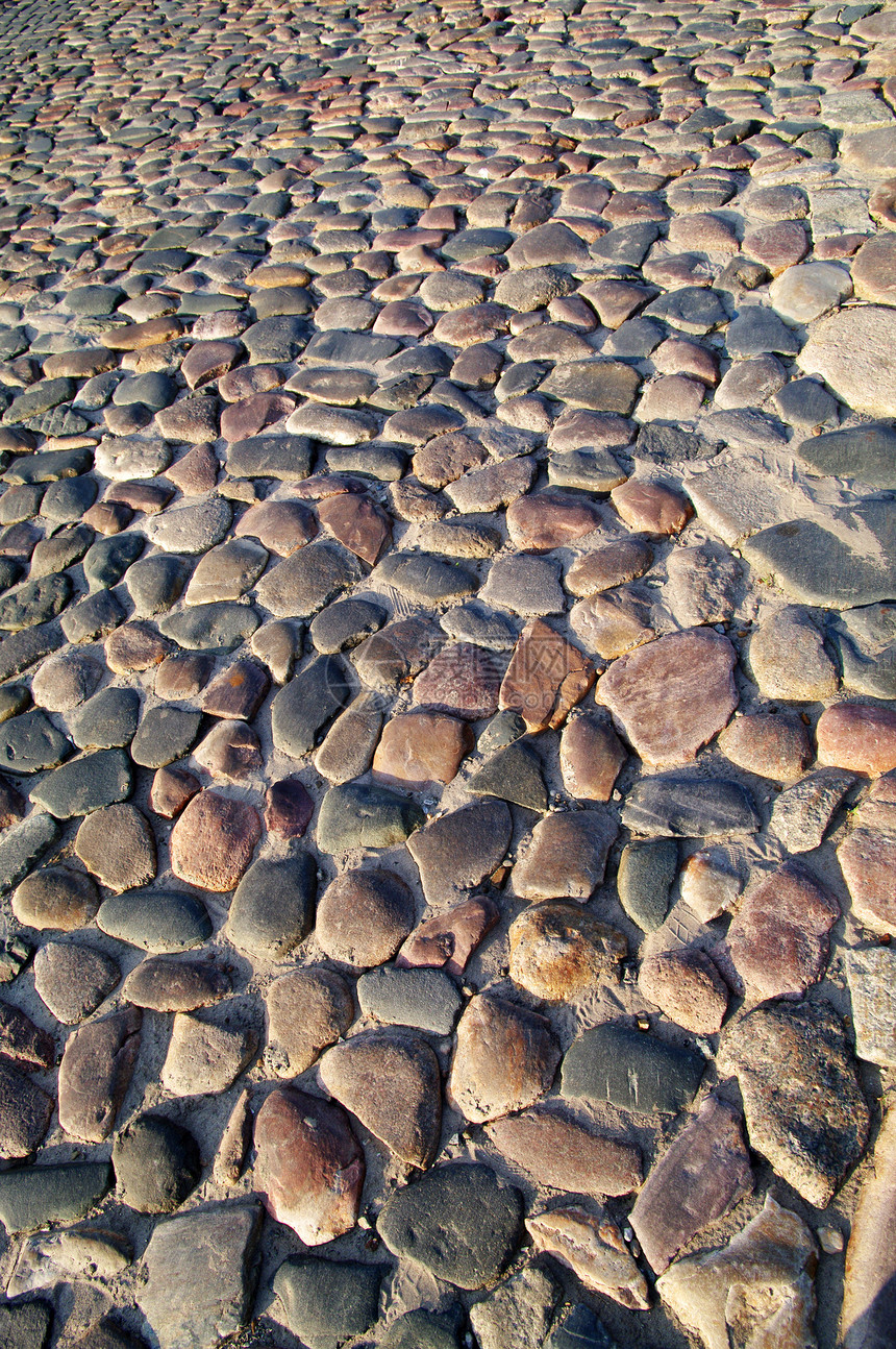 科布岩石路面正方形卵石城市露台地面美化人行道沥青花岗岩行人图片