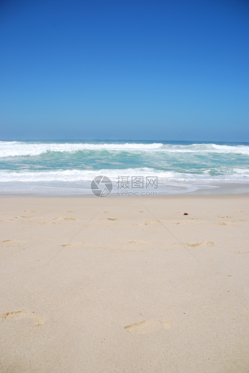 普拉亚德雷伊美丽的海滩海浪海洋海岸场景海景蓝色支撑风景天空地平线图片
