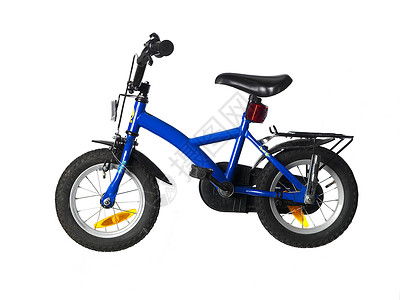 儿童自行车静物产品玩具白色蓝色男性孩子们孩子座位车轮背景图片