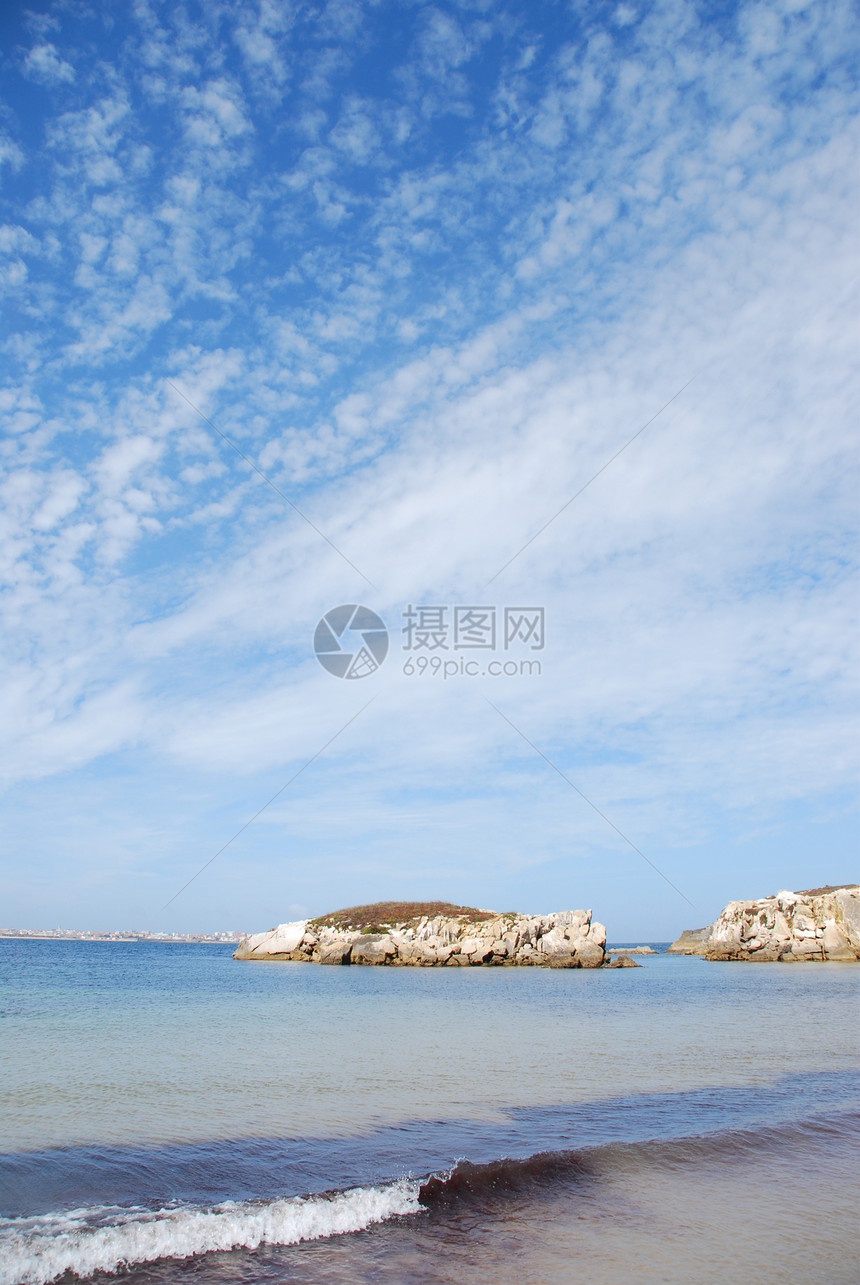 Baleal海滩巨石戏剧云风岩石海岸旅行场景海景海浪海洋海岸线支撑图片