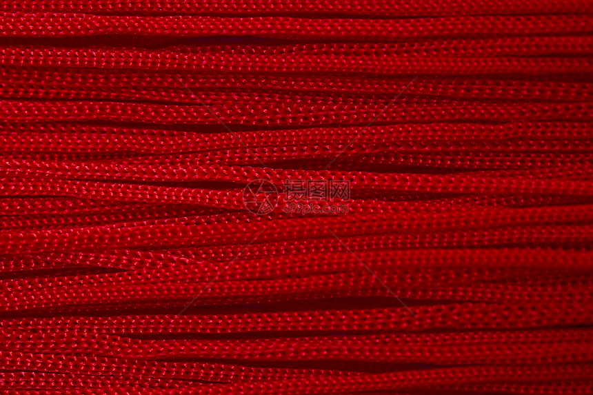 红线背景材料红色刺绣工艺手工纺织品细绳缝纫针织工作图片