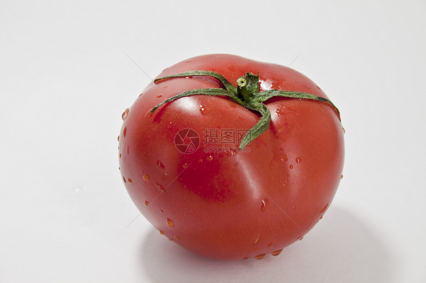 成熟的西红番茄 新鲜红红蔬菜营养食品沙拉青菜红色图片