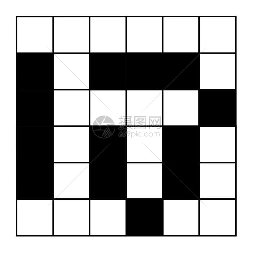 空白填字谜题图片