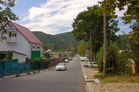 小村小街街道背景图片