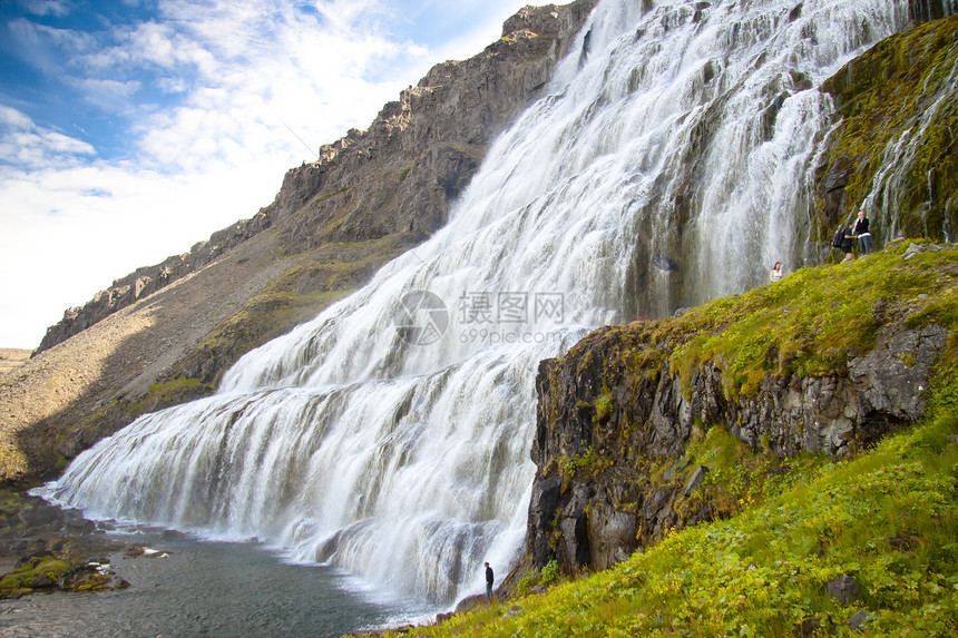 Dynjandi瀑布     冰岛威斯特弗湾图片