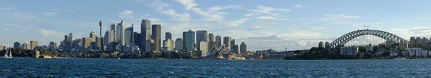 Sydney全景花园植物地标城市房子建筑学景观旅行歌剧港口图片