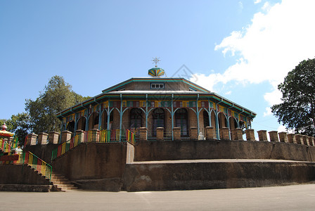 埃塞俄比亚境内的教堂和教堂高清图片