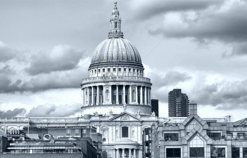 伦敦圣保罗大教堂王国建筑学大教堂主场宗教信仰地标建筑纪念碑先生图片