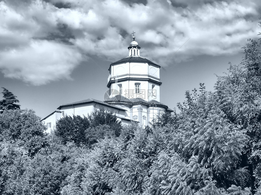 卡普奇尼 都灵黑色教会建筑大教堂建筑学风格地标白色宗教纪念碑图片