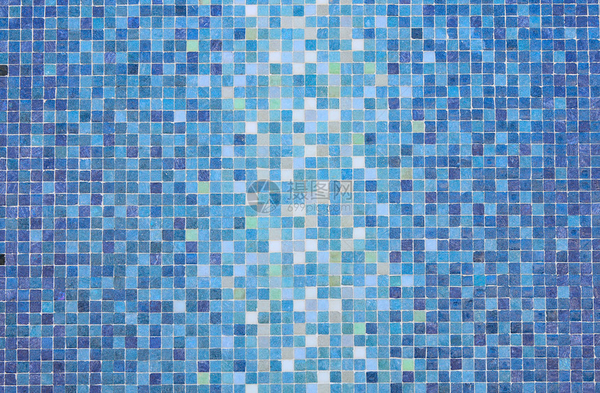 蓝色彩色马赛克广场玻璃反光墙纸陶瓷彩虹正方形活力艺术线条图片