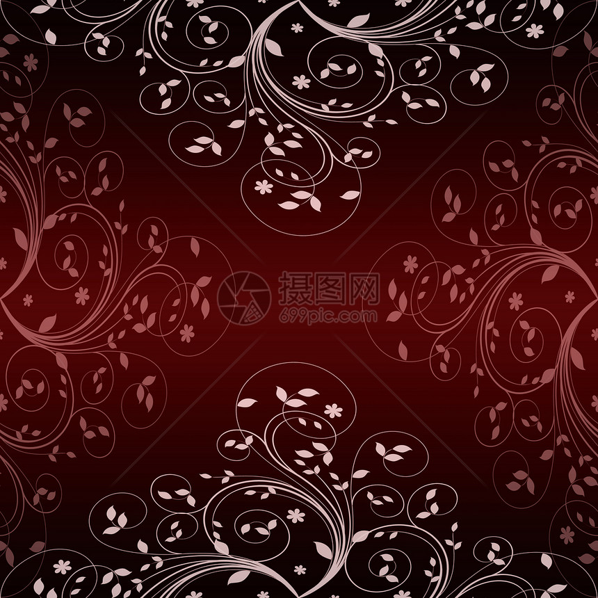 美丽抽象的花形背景艺术电脑红色墙纸白色网络图片
