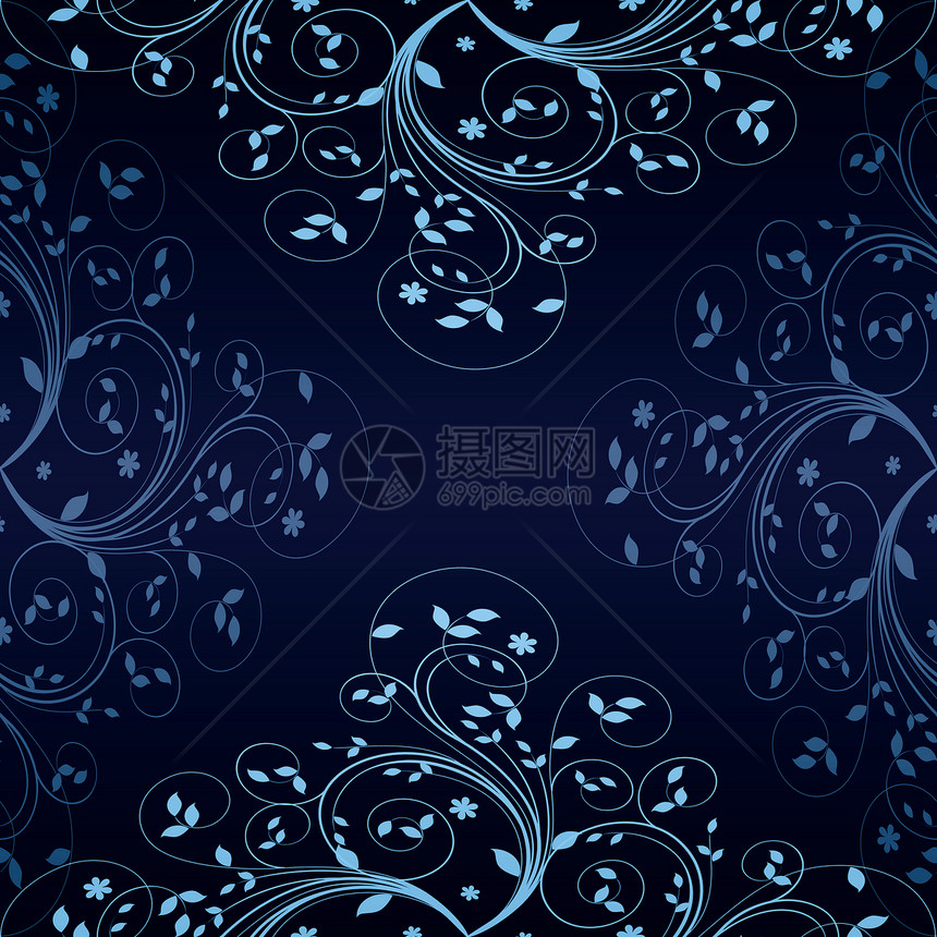美丽抽象的花形背景电脑白色墙纸网络蓝色艺术图片