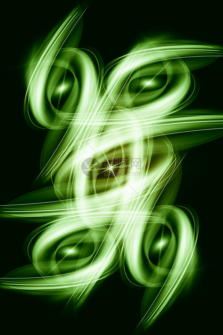 现代抽象轻光背景网络白色绿色电脑艺术墙纸图片