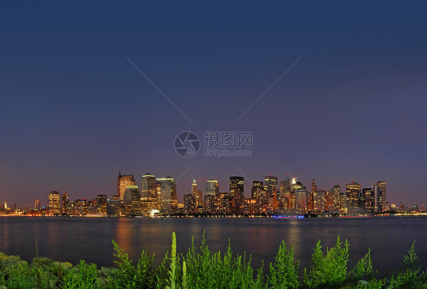 纽约摩天大楼游客办公室风景地标景观市中心建筑物日落建筑图片