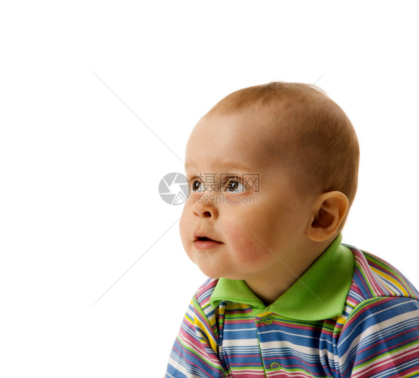 双性男孩孩子童年眼睛儿童快乐婴儿金发幸福爆头好奇心图片