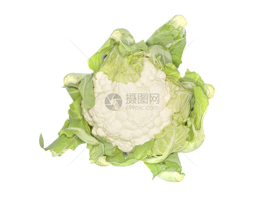 新鲜椰菜花健康饮食零售医学对象食物曲线白色沙拉宏观叶子图片