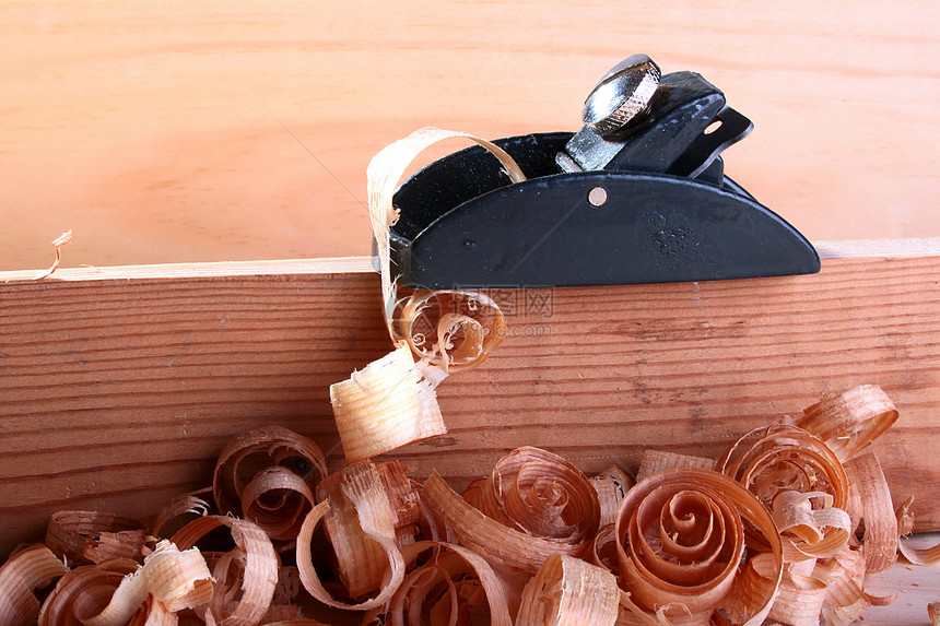 平板刨床雕刻螺旋木匠木材木工工具工作图片
